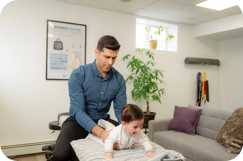Pediatric chiropractic care